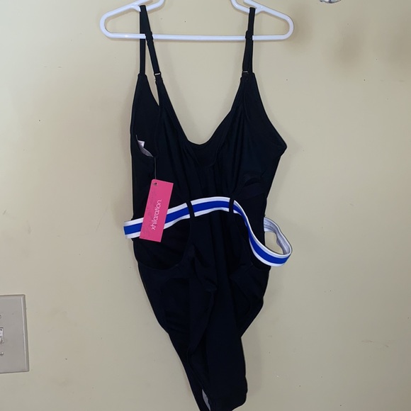 Target one peice bathing suit with belt ! So cute - Picture 3 of 4